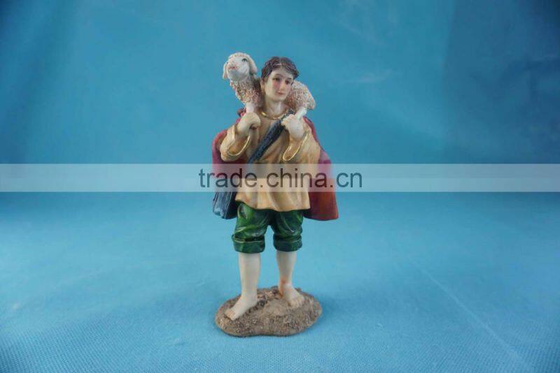 Polyresin sculpture as new home christmas ornament, interior decoration sculpture with different figures