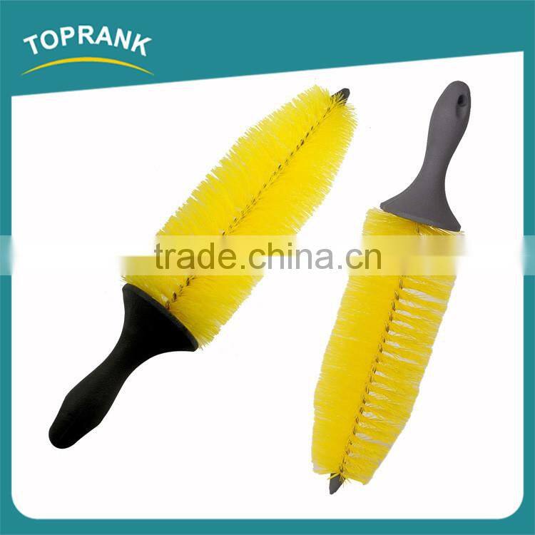 TPR handle auto cleaning brushes ultimate alloy car wheel brush
