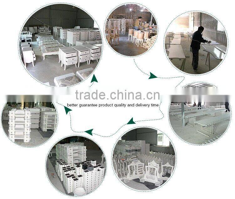 wholesale luxury wooden bedroom modern dressing table with mirror