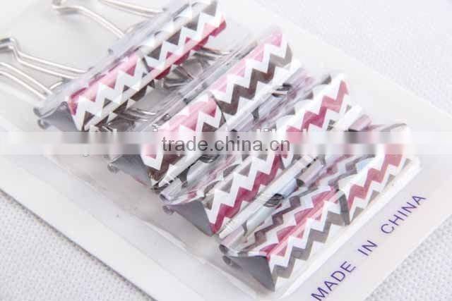 8pc colorful metal binder clips/ paper clip