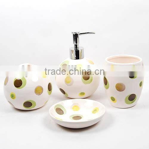 ceramic porcelain bathroom accessories set,ceramic bathroom set,ceramic bathroom accessory,ceramic bath set