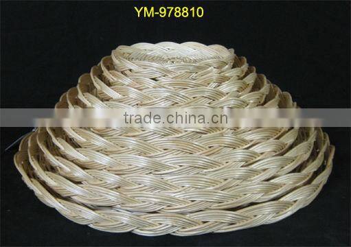 Rectangular Light Wicker Tray