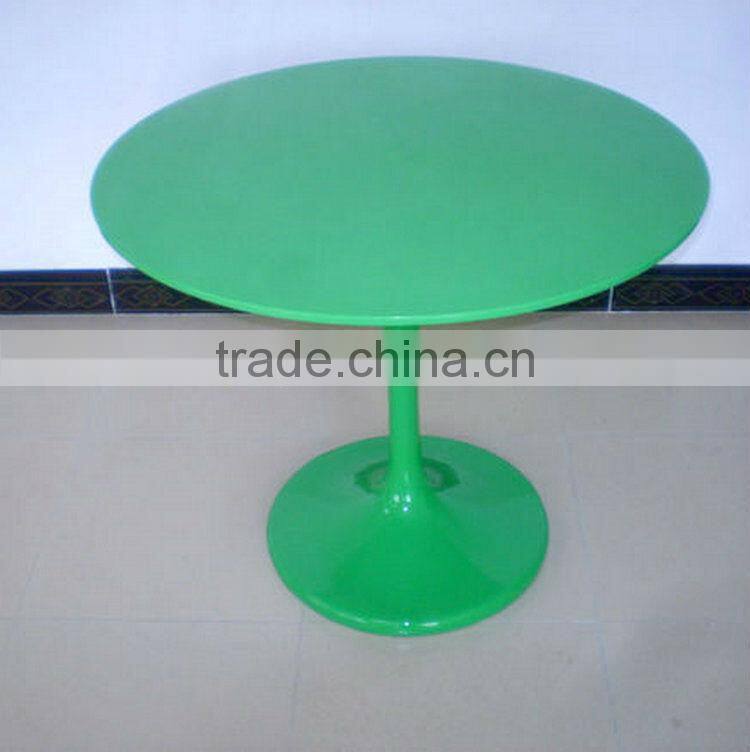 Fiberglass outdoor table with chair