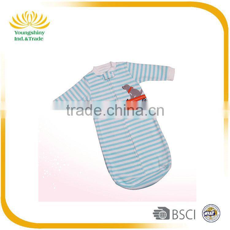 100% polyester one size for 0-12m baby sleeping bag