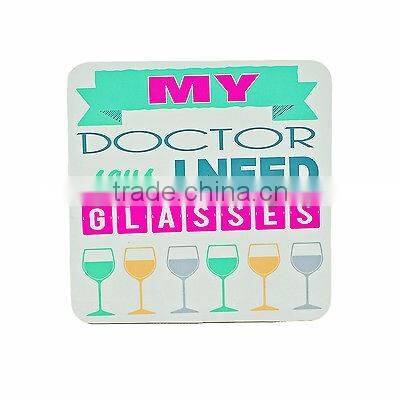 Lacquered coasters for kitchen, restaurants, hotels