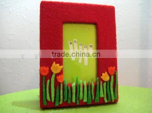 hot 3d new good design products beautiful Love adult felt funia photo picture frames collage set for crafts wedding home decor