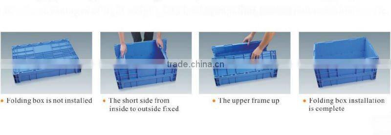 PP Plastic folding turnover box (6028010)