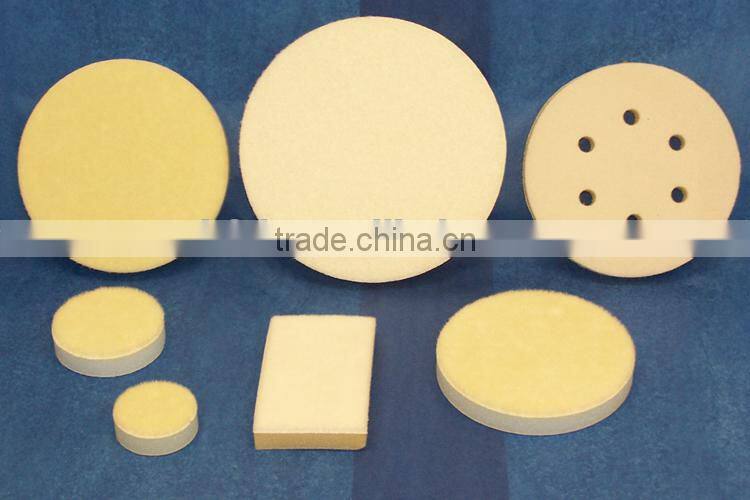 Wool Polishing Wheel with Backing Plastic Plate