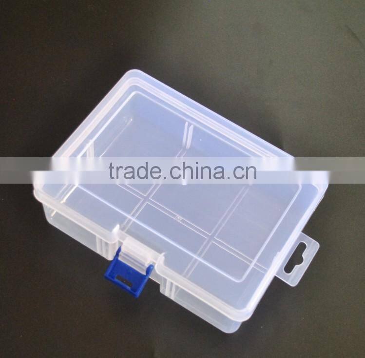 16.5x12cm Rectangle Clear Polypropylene Plastic Packaging Boxes Storage