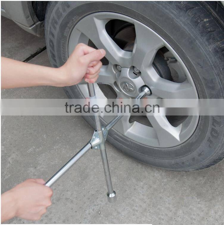 Cross Rim Wrench 4 Way Wheel Spanner Nut X Cross car tyre