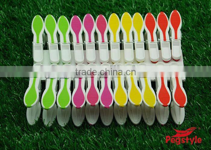 TPR clothes pins colorful plastic clothes pegs