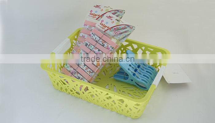 houseware small size flower plastic vegetable storage basket