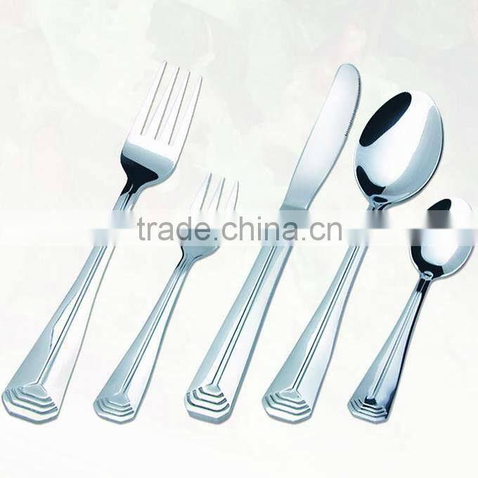 New Design Mid east popular stainless steel cutlery set