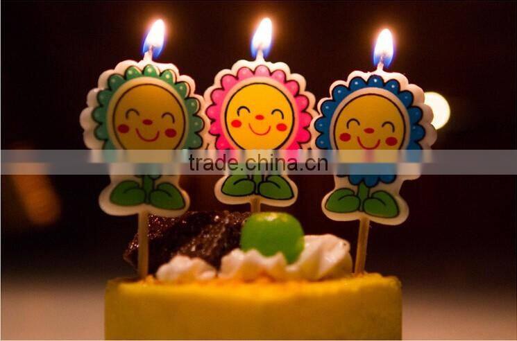 Sun Flower Birthday Candle for Children