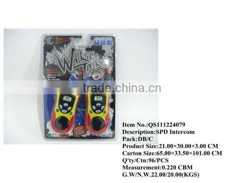Hot selling latest walkie talkie for kids toy interphone intercom small walkie talkie