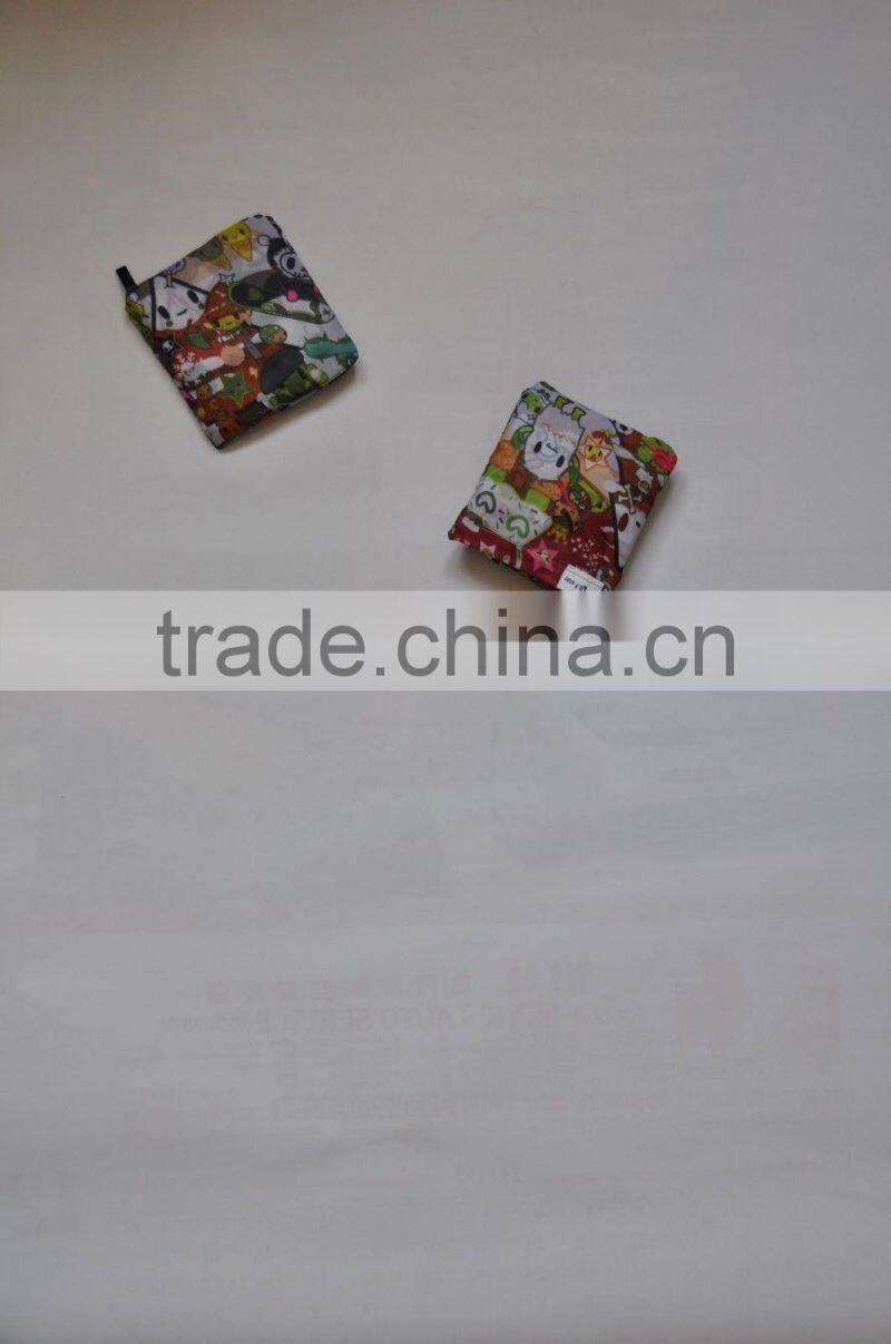 Eco Reusable Foldable Shopping Tote Bag cute Cartoon shopping Bags