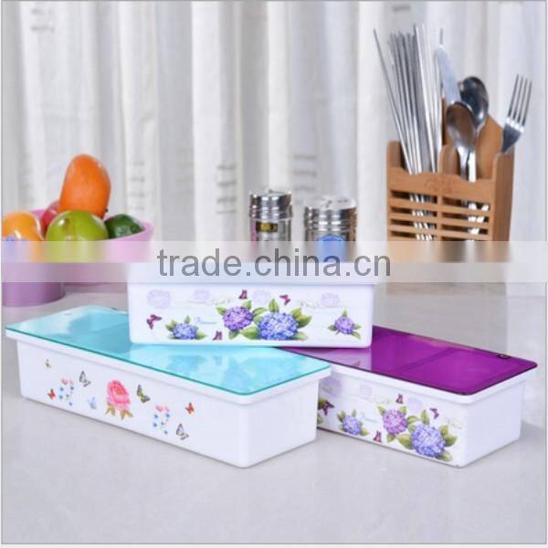 Kitchen plastic seasoning box with 3&4 Girds/oem Plastic seasoning Container/oem Kitchen Plastic Condiment Spice box in ShenZhen