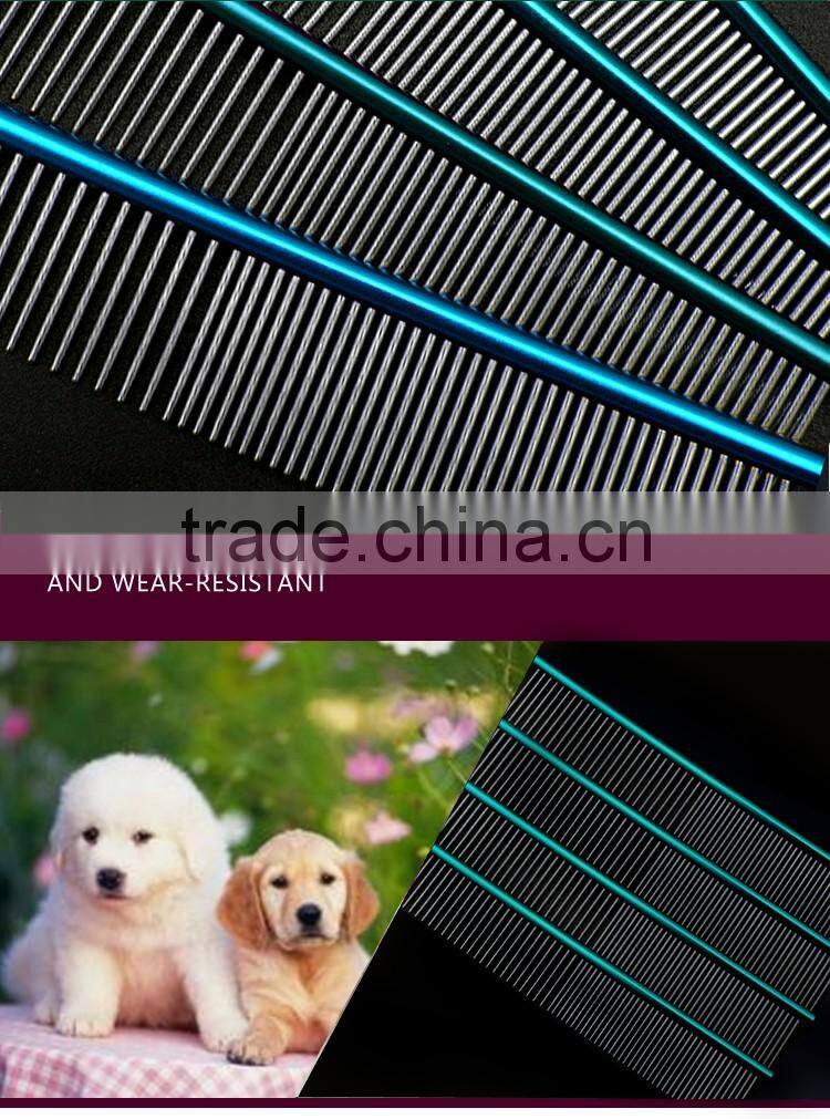 Stainless Steel Dog Comb Pet Comb Metal Lice Comb For Grooming