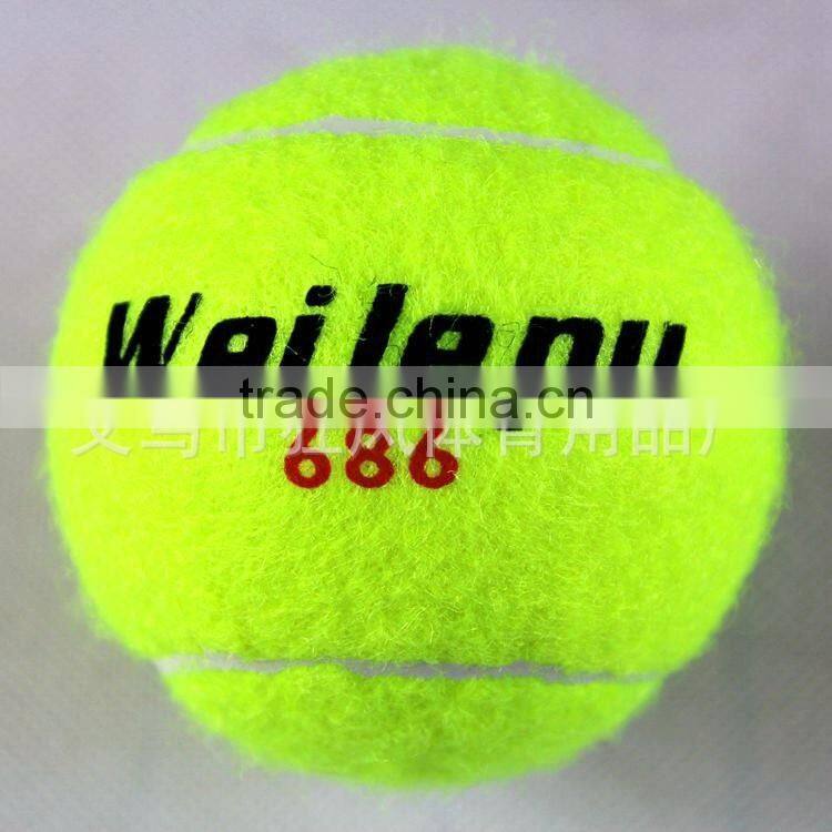 promotion colored custom bulk eco-friendly soft rubber tennis ball professional training tennis ball