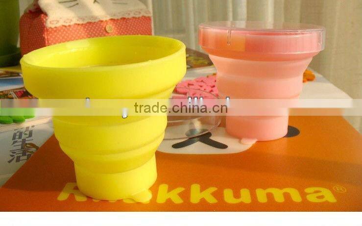 silicone folding cup for travel camping