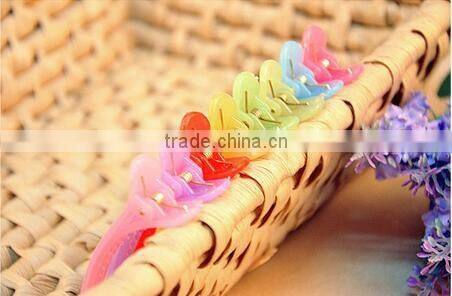 Cheap colorful hair clip in hair extension