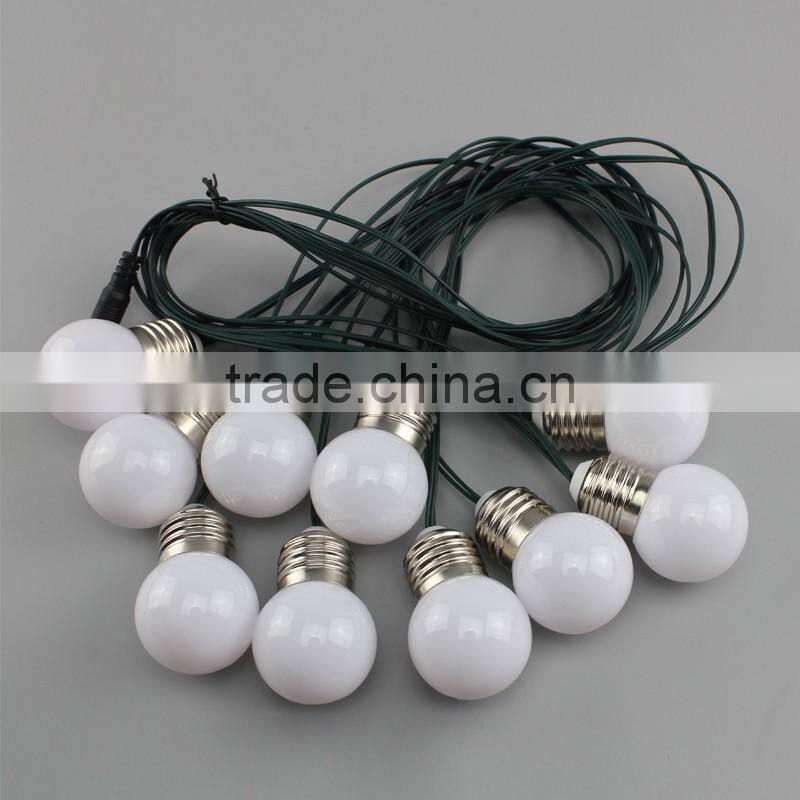 Colorful decorative indoor USB LED Globe String lights led bulb light for holiday gift