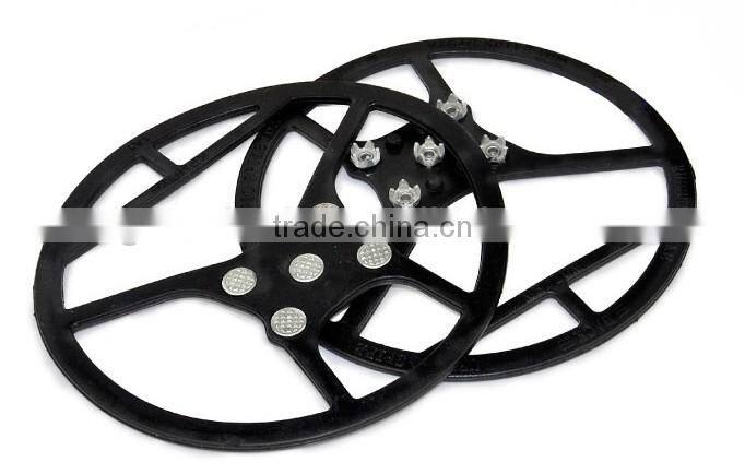 Fashion convenient ice spikes Anti-slip silicone rubber crampons