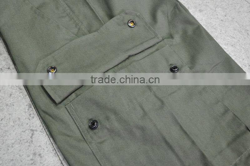 High Quality Army Green Military Uniform Pants With Ankle Banded