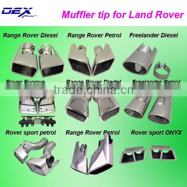 Tianyu DEX auto stainless steel universal chrome exhaust muffler tip