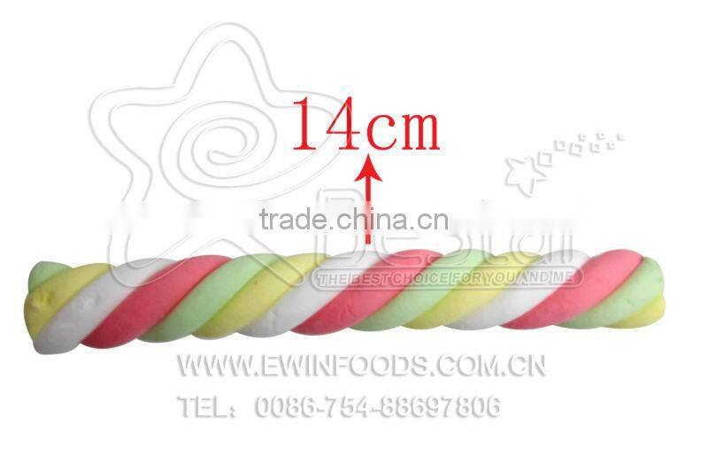 Hot Selling !!! Halal Candy Fruity Flavor Mini Twist Marshmallow