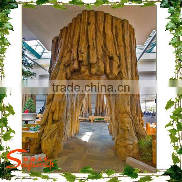 High-level design outdoor artificial tree house simulation artificial tree house for kids