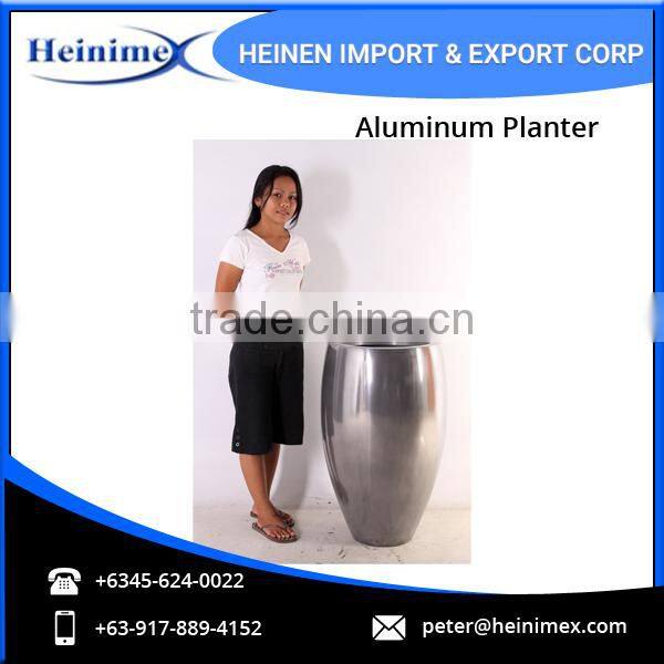 Beautiful Designed Aluminum Plant Container/Planter at Low Price