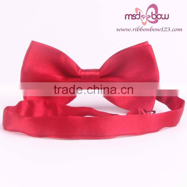New Design Wholesale Handmade Polyester Ribbon Bow Tie