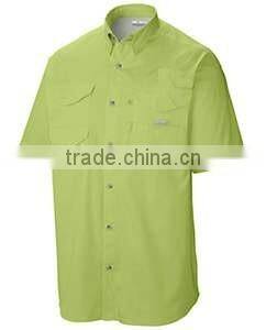 Men's short sleeve outdoor fishing shirt