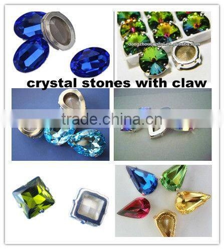 DZ2058 SS20 hot fix gemstones for wedding dress