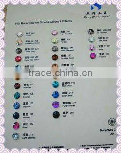 round shaped flat crystal mirror beads for wall decoration