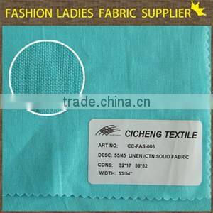 NEW 100% COTTON PRINT CROSS HATCH LADIES TROUSERS BAGS PLAIN LINEN/CTN SOLID FABRIC