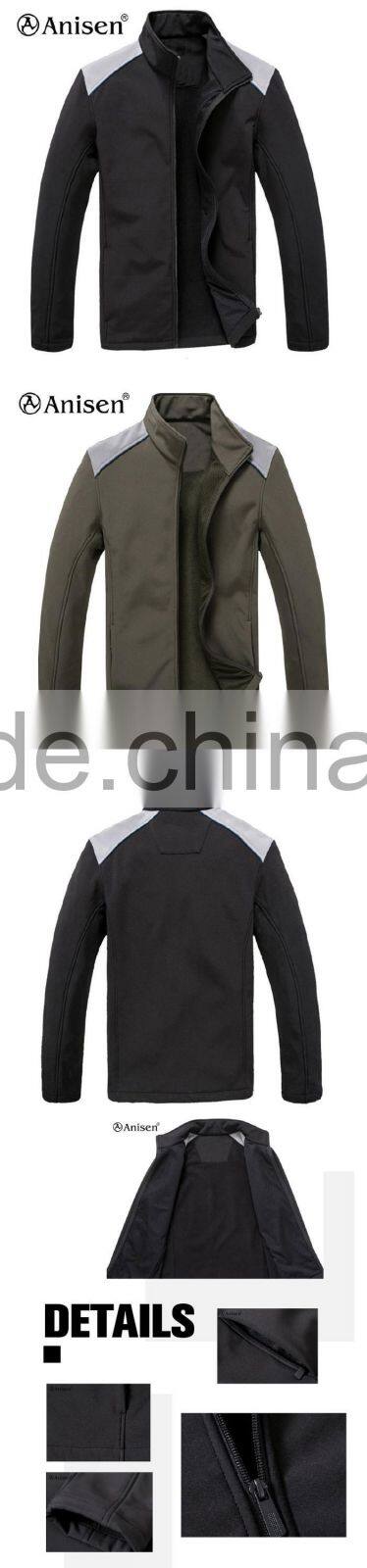 china product polyester plaids hiking men clothing jacket