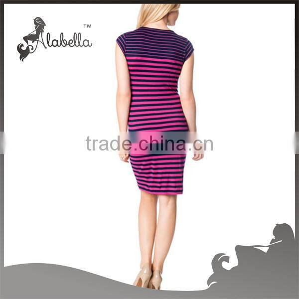 short sleeve comfortable maternity maxi dress