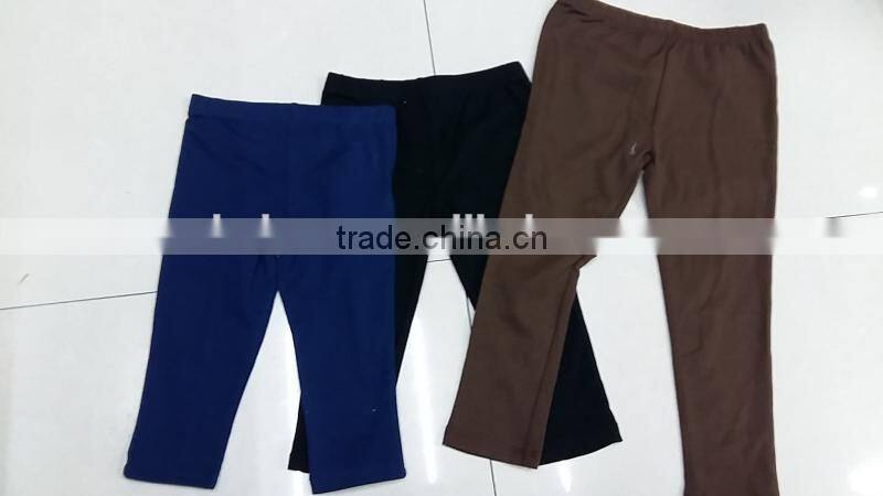 Kid's good quality high elasticity leggings apparel stock lots