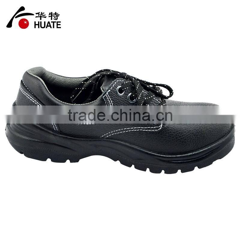 Real leather woodland safety shoes/workplace safety footwear