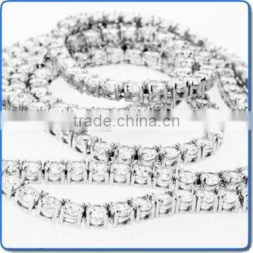 40621 micro pave 925 sterling silver earrings
