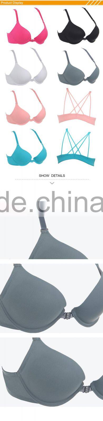 HSZ-58059 Wholesale 2016 Blank Women Underwear Ladies Bra Designs Colorful Lingerie Malaysia