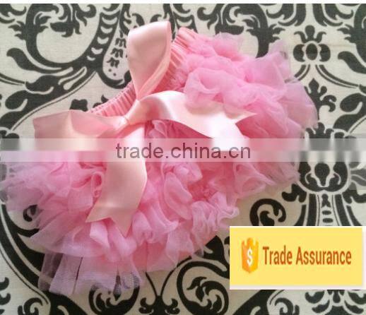 Wholesale fashion boutique chiffon baby clothes tutu baby bloomer multi-layer ruffle baby party bloomer