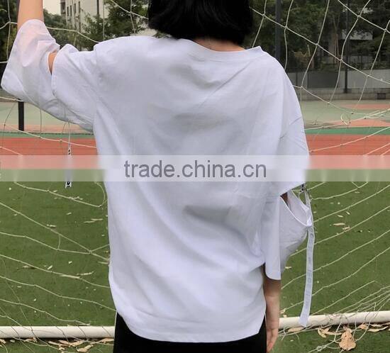 2017 summer letters short sleeve T-shirt joker blazer female students