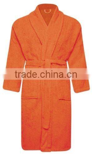 Wholesale adults 100% cotton terry bathrobe