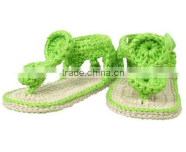 Dropship hand crochet infant&toddler newest design slippers hot