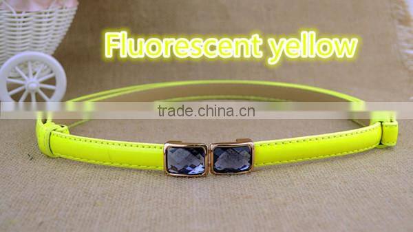 MOQ 1 pc 10 colors choice and length around for waist 57-102cm women brand belt female