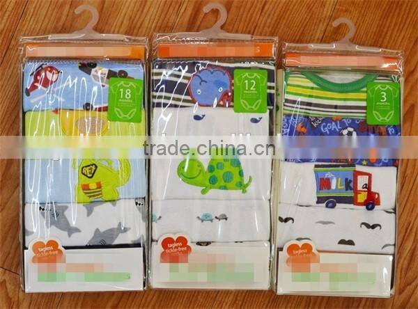 Newest style 5in1 mixed colors baby Boy's romper