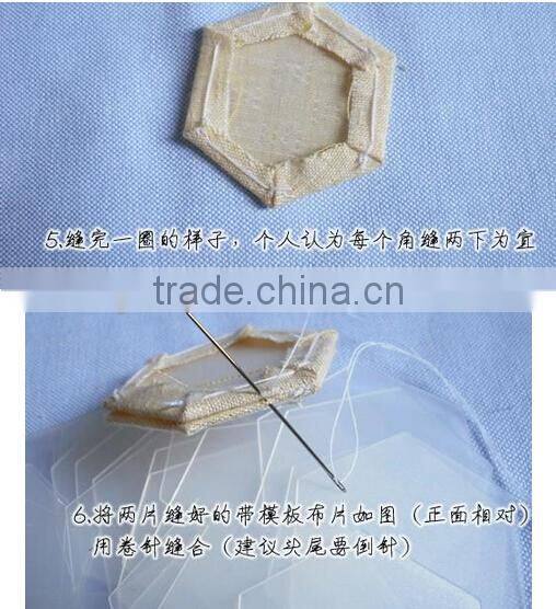 High quality 54PCS mixed styles DIY fabric Colver Clear Acrylic quilt tools/patchwork templates